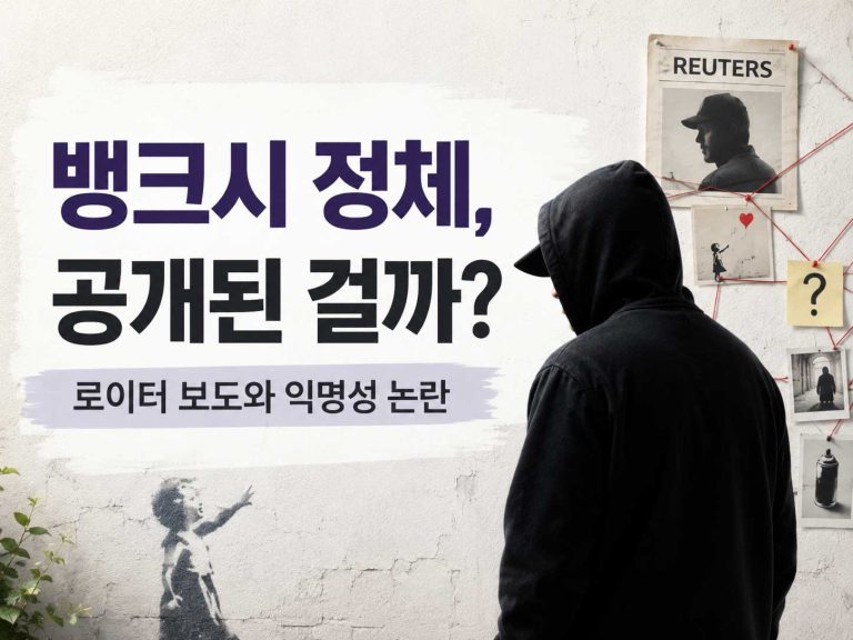 뱅크시-얼굴-공개됐나